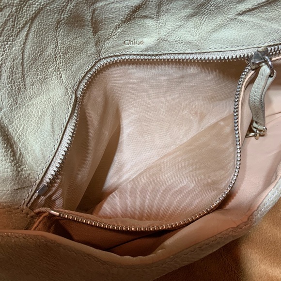 Chloé Chloe Leather Envelope Clutch Bag Purse - Picture 8 of 9